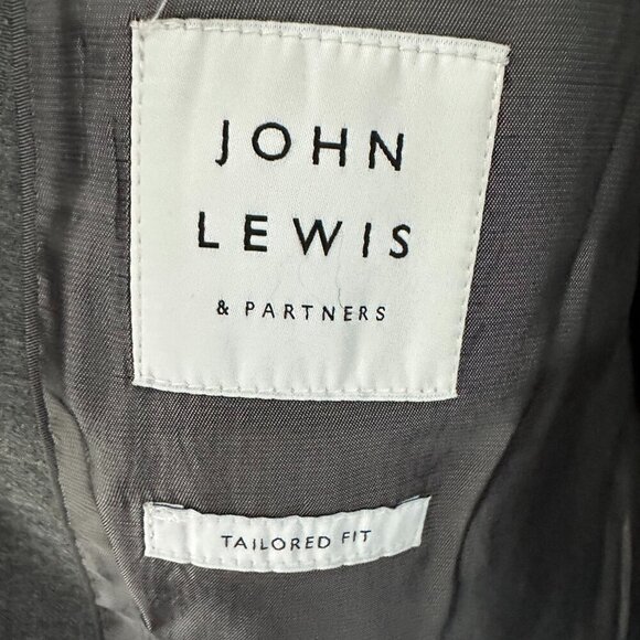 Grey John Lewis Men's Suit 48R Jacket 40R Pants - Picture 9 of 16